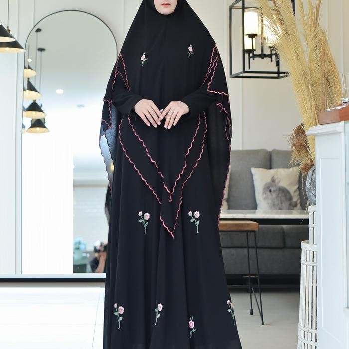 Raniaa Syari Ceruty Babydoll Ultimate Bordir Manual By Kanio