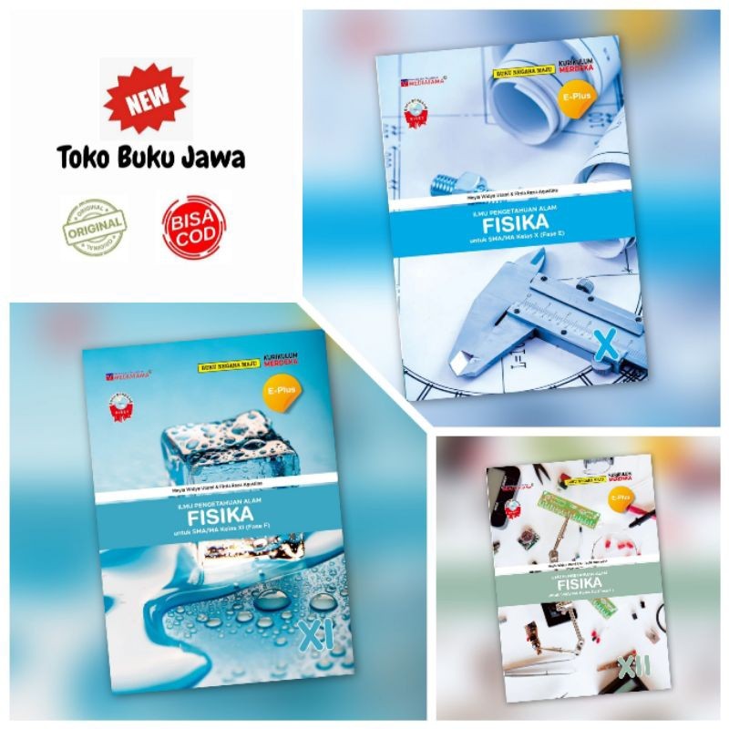 [Mediatama] Buku Negara Maju SMA Fisika Kelas 10 11 12 X XI XII Mediatama Kurikulum Merdeka E - Plus