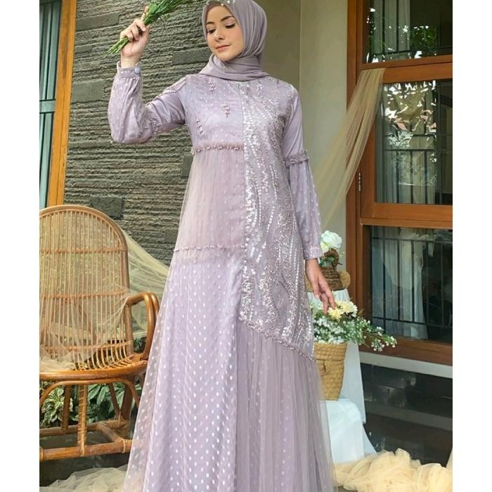 NAVILLA DRESS BY JAVINA OFFICIAL / GAMIS DRESS NAVILLA JAVINA OFFICIAL / NAVILLA GAMIS PESTA