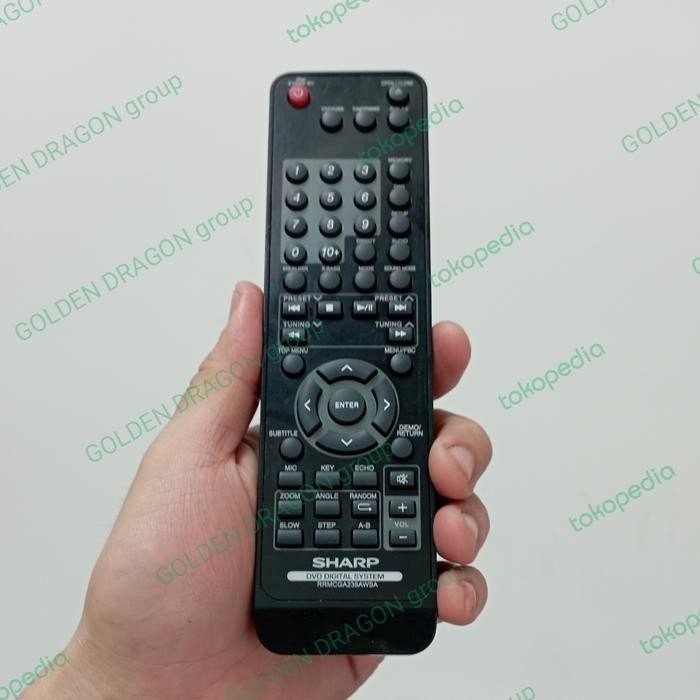 Remote DVD Digital System Original Sharp RRMCGA238AWSA