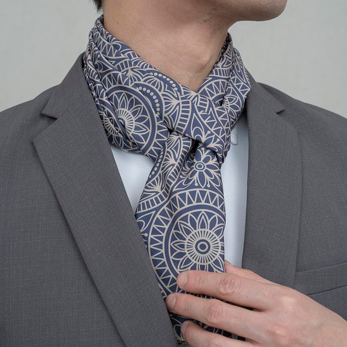 Houseofcuff Scarf Syal Leher Pria Formal A02