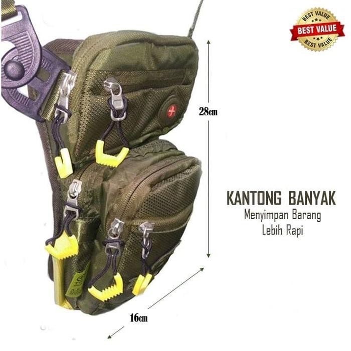 Tas Paha Pria Army Tas Pinggang Pria Army Waistbag Pria Army 06