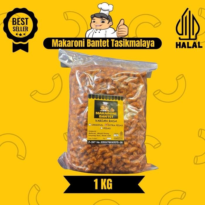 

Caraka.store1 1 Kg Makaroni Bantet Cap Koki Food makaroni bantet pedas