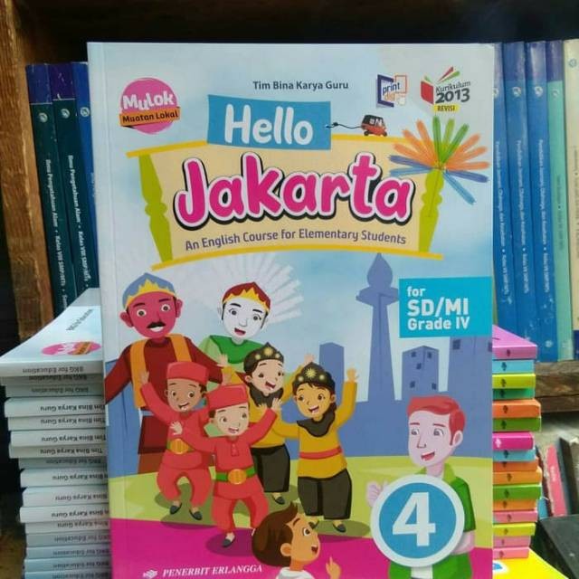 Buku Mulok Hello Jakarta kelas 4 Erlangga