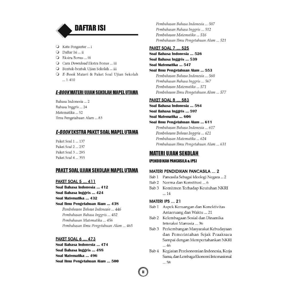 Buku Bank Soal Ujian Kelas 9 Modul Intensif Bank Soal Ujian Sekolah SMP / MTs 2025 Full Pembahasan