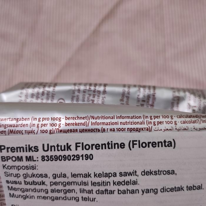 

Terlaris- Tepung Florenta Untuk Florentine Coookies - 500G
