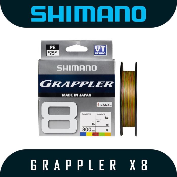 Senar Pancing Pe Shimano Grappler X8 300M