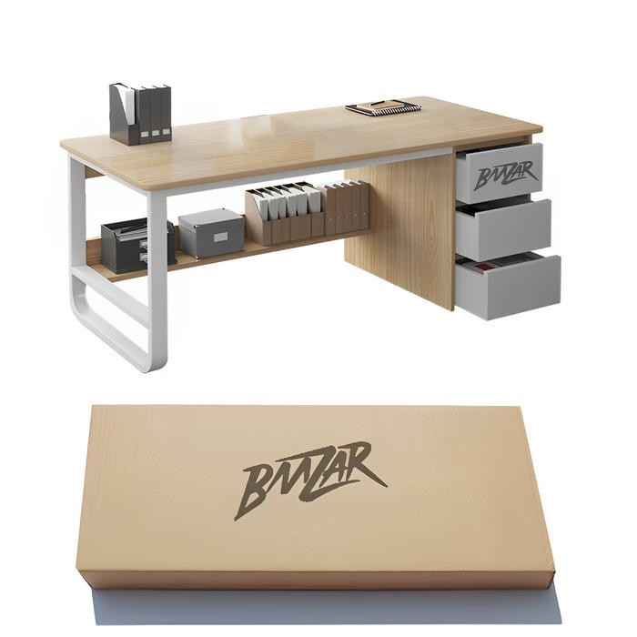 Meja Kantor Meja Komputer Meja Kerja Meja Kerja Minimalis Meja Belajar Kayu Set Kursi Meja Kantor