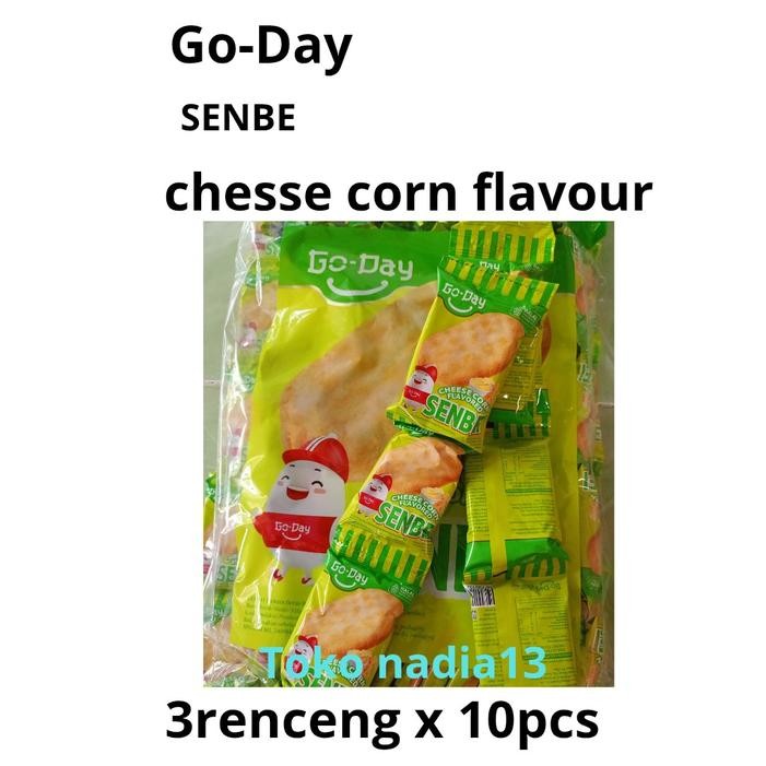 

Senbei Chesse Corn Flavoured 6 Renceng X 10Pcs Snack Ringan Cemilan