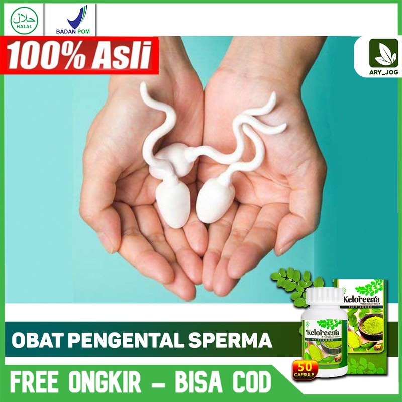 Obat Pengental Sperma, Penyubur Sperma Pria, Air Mani,Terlaris dan aman kelorena kapsul Daun Kelor