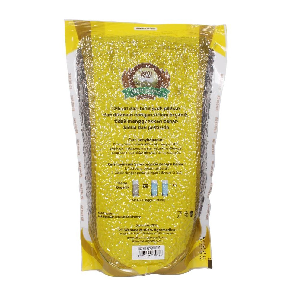 

Terlaris- Md Organic Black Rice Kupas Kulit 1Kg