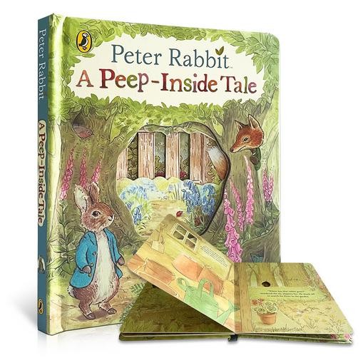 Peter Rabbit a Peep Inside Tale - 3D Flap English Board Book For Kids Children Buku Impor Anak