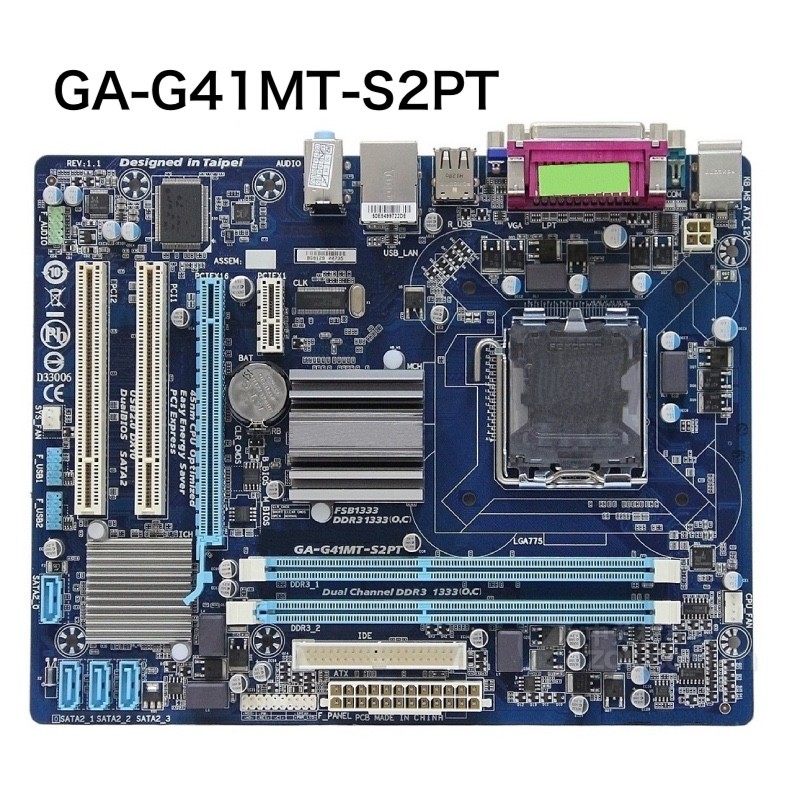 For Gigabyte GA-G41MT-S2PT Desktop Motherboard G41 LGA 775 DDR3 Mainboard 100% Tested OK Fully Work 