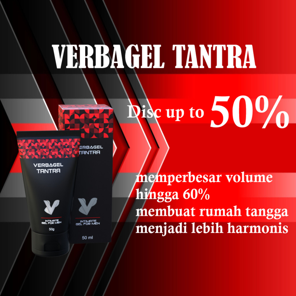 Ready selalu- Bisa cod Verbagel Tantra titan gel BPOM Verbagel original pembesar mr p ampuh permanen