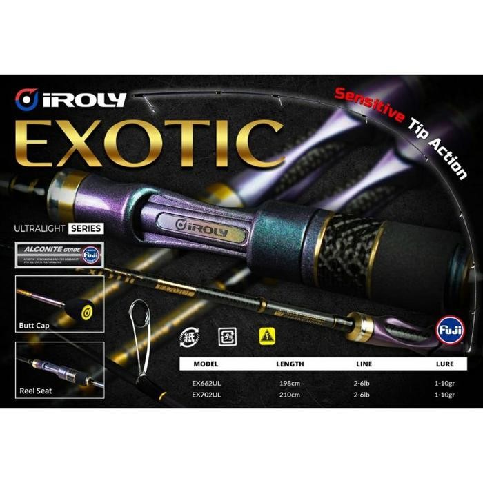 joran pancing UL ultralight carbon Iroly exotic FUJI murah laris semarang keren