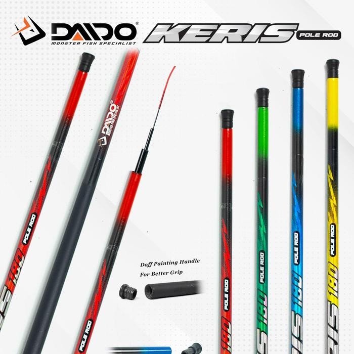 [ REDY ] POLE / TEGEK DAIDO KERIS FIBER PANJANG 180CM SAMPAI 300CM