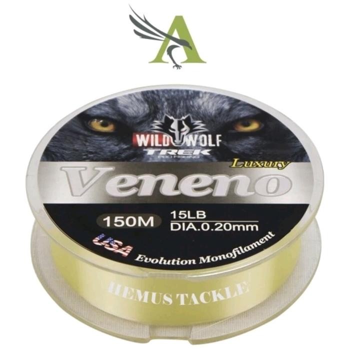 [ REDY ] Senar Pancing Galatama Wildwolf Veneno 150m Ikan Laut