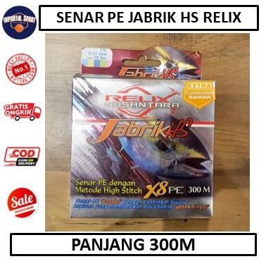 [ REDY ] Senar PE Jabrik HS Relix Nusantara PE 1 - ALAT PANCING - AKSESORIS