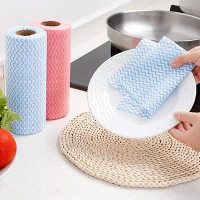 Kain Lap Gulung Non-Woven Kain Tissue Roll Serbaguna Kain Pembersih Serbaguna / 1 Gulung Kain Lap