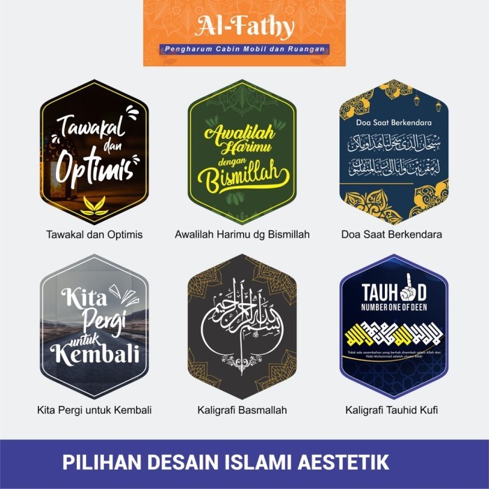 [Expert] Parfum Mobil Aroma Premium Pewangi Dan Pengharum Desain Islami