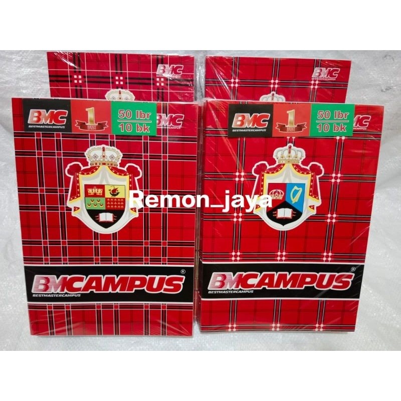 

promo Buku tulis bmcampus 50 lembar (1 pak isi 10 pcs buku ) / buku catatan ukuran boxy