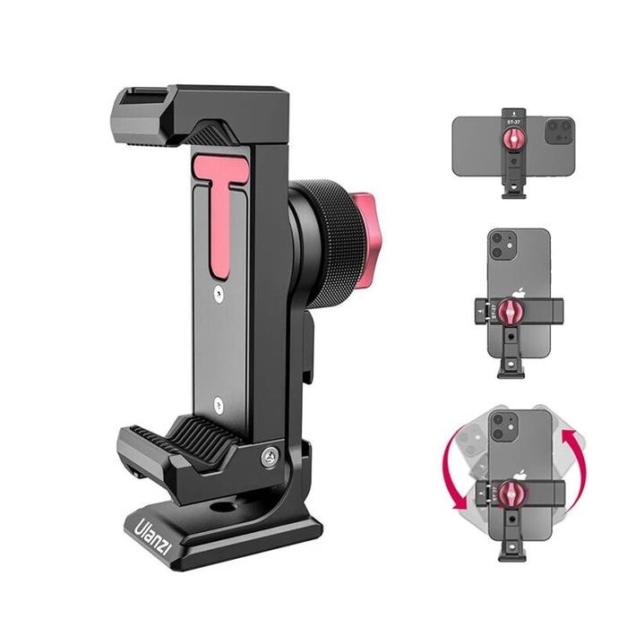 Ulanzi ST-27 Metal Smartphone Phone Holder HP Tripod Mount