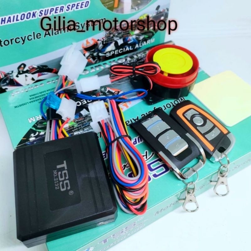 Alarm sy Motor Alarm Remote Starter TSS Remot Motor Alarm Motor TSS Anti Maling Alarm motor TSS