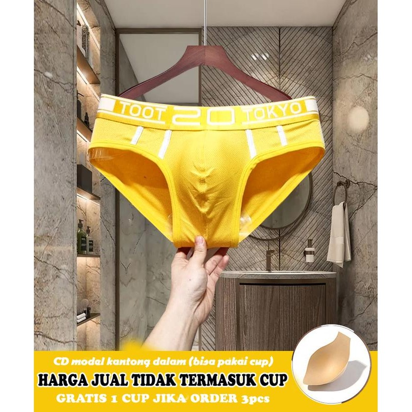 ORLVS Celana Dalam Pria Kantong Dalam Dewasa