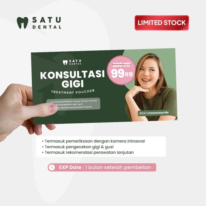 Voucher Konsultasi Dokter Gigi SATU Dental