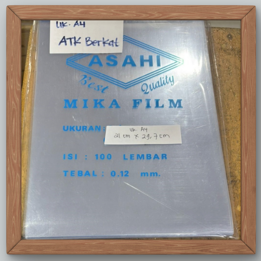 

[100pcs] Cover mika plastik jilid tebal 0.12mm