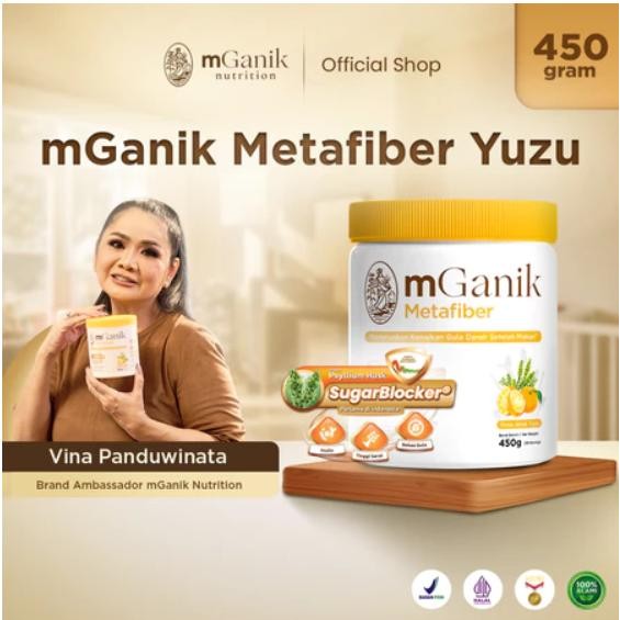 

METAFIBER MGANIK 450GRAM 42 SERVING M GANIK META FIBER UNTUK DIABETES