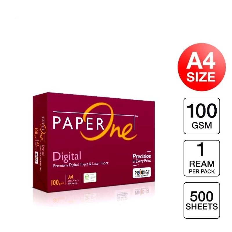 

Kertas HVS Paperone A4 100 gr 1 rim