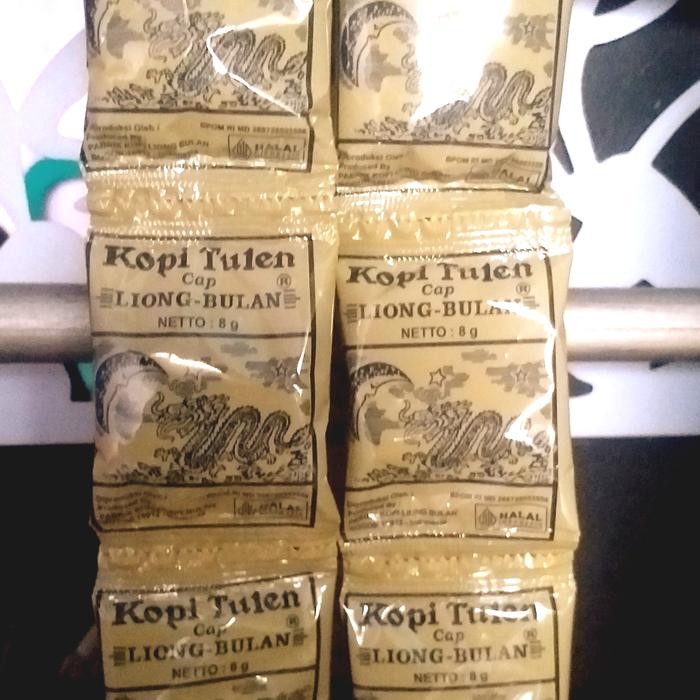 

Cap LIONG BULAN Kopi bubuk tanpa Gula 8 gr (1 pack isi 30's)