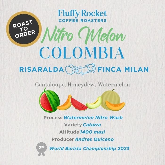 

Nitro Melon - Finca Milan - Risaralda, Colombia - Watermelon Nitro Washed - Exotic Coffee