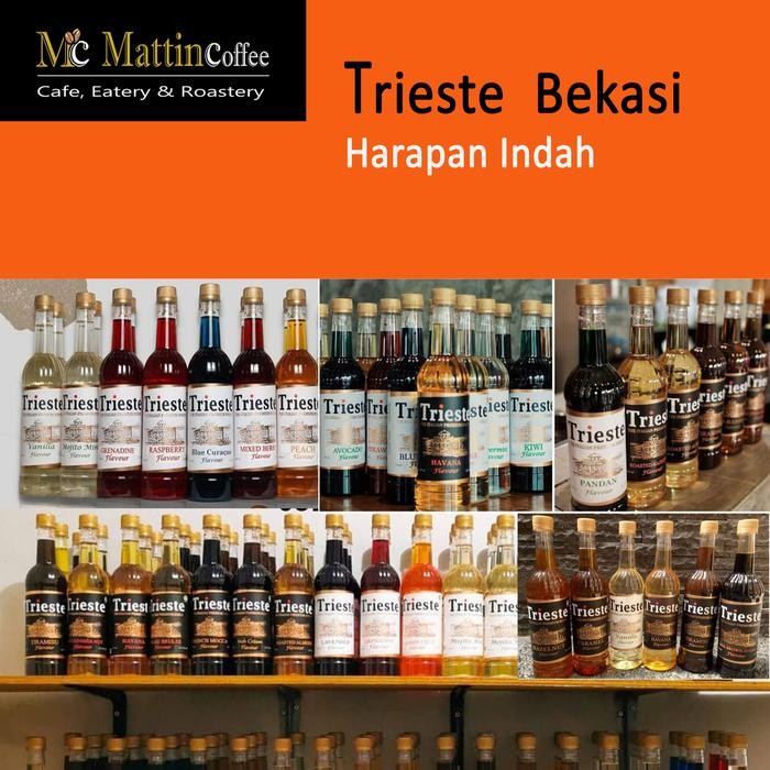 

Sirup Trieste Vanilla Hazelnut Irish Havana Caramel Pandan BlueCoracao