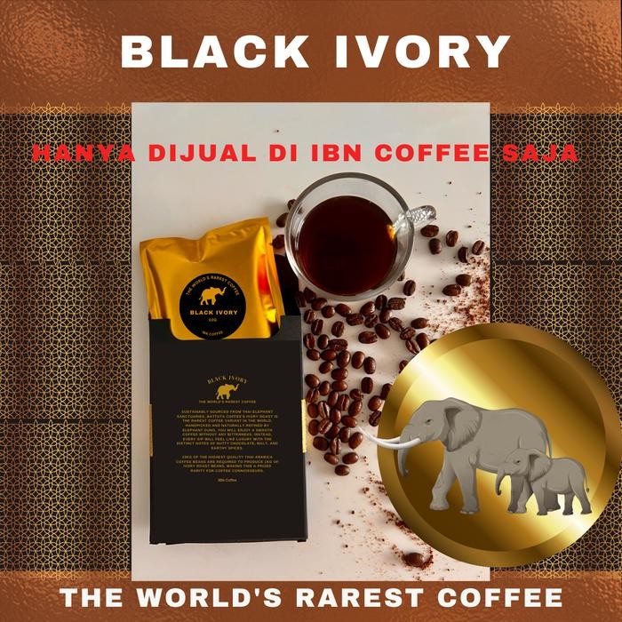 

Drip/beans roasted Black Ivory Chiang Mai Thailand coffee by IBN