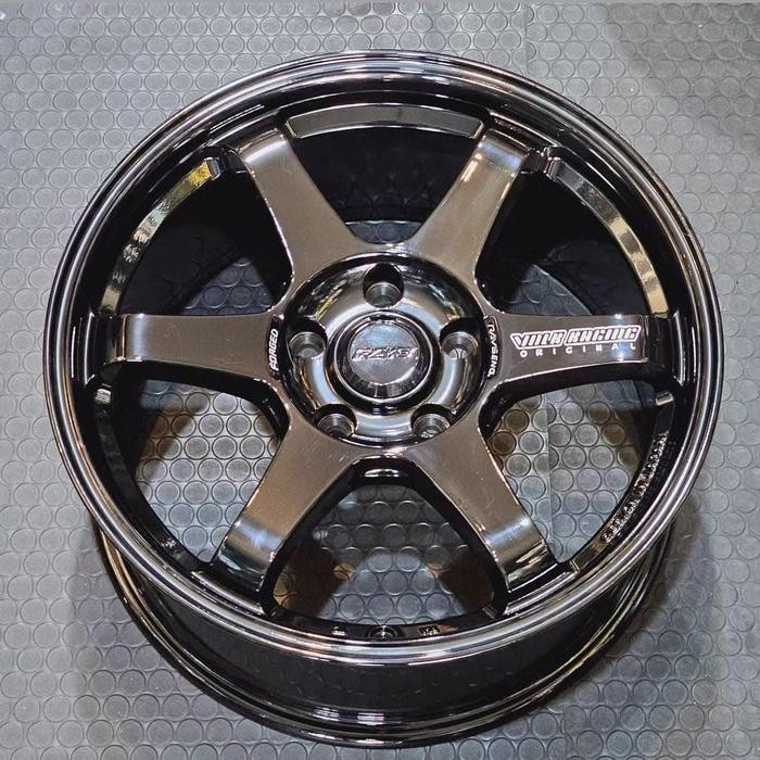 velg ring 17 VOLKRAYS TE37 LEBAR 8 velg racing r17 ertiga innova hrv crv