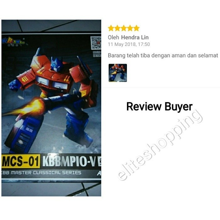 TERBARU SALE  SALE KBB TRANSFORMERS G1 METAL PARTS MASTERPIECE OPTIMUS PRIME MP10V MP10-V READYY