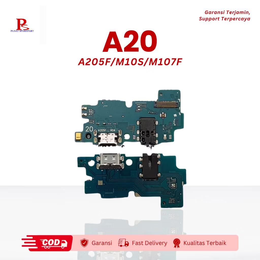 PAPAN CAS SAMSUNG A20 A205F | SAMSUNG M10S M107F | KONEKTOR CAS HP | PAPAN PCB | PAPAN KONEKTOR | PA