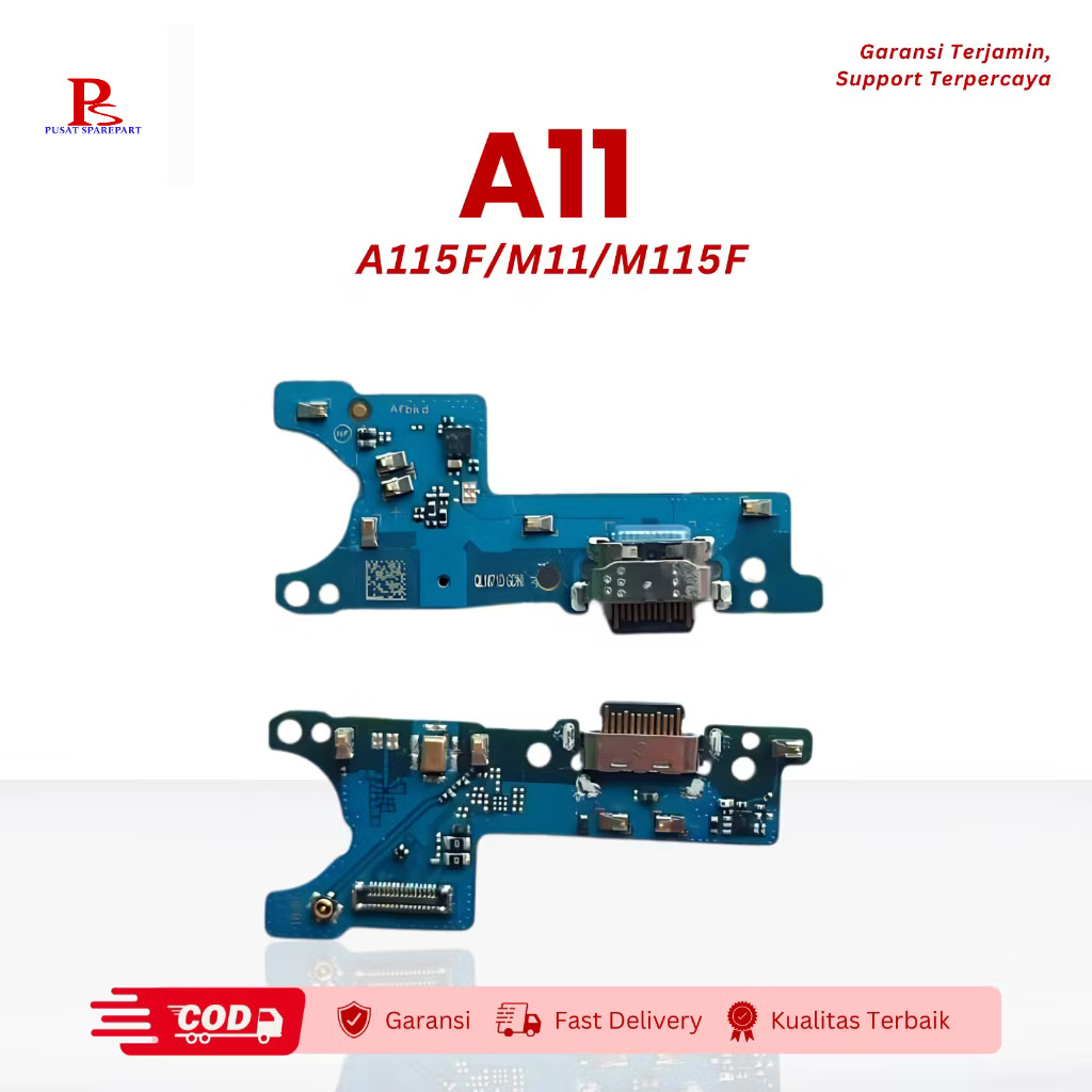 PAPAN CAS SAMSUNG A11 | SAMSUNG M11 (A115F M115F) | KONEKTOR CAS HP | PAPAN PCB | PAPAN KONEKTOR | P