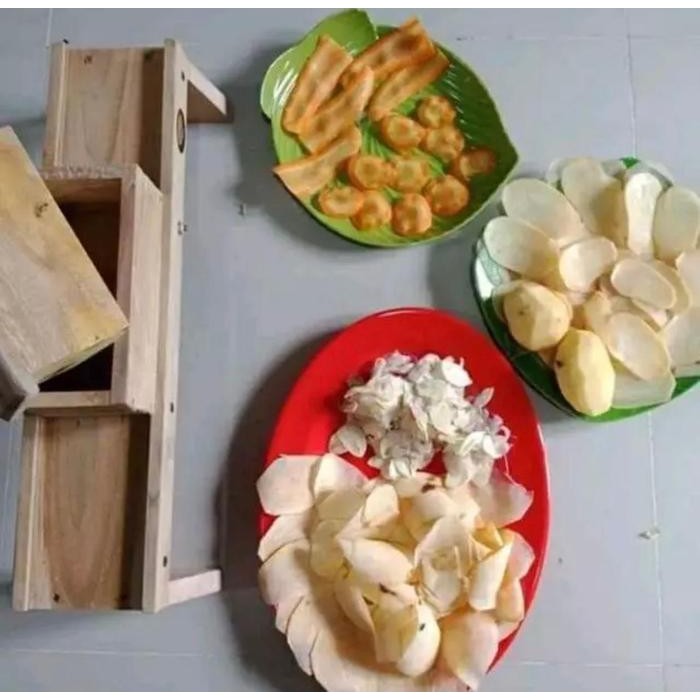 (Expert) UKURAN JUMBO BESAR PENGIRIS PEMOTONG PERAJANG SERUTAN SERBAGUNA BAWANG / CABAI / KERIPIK