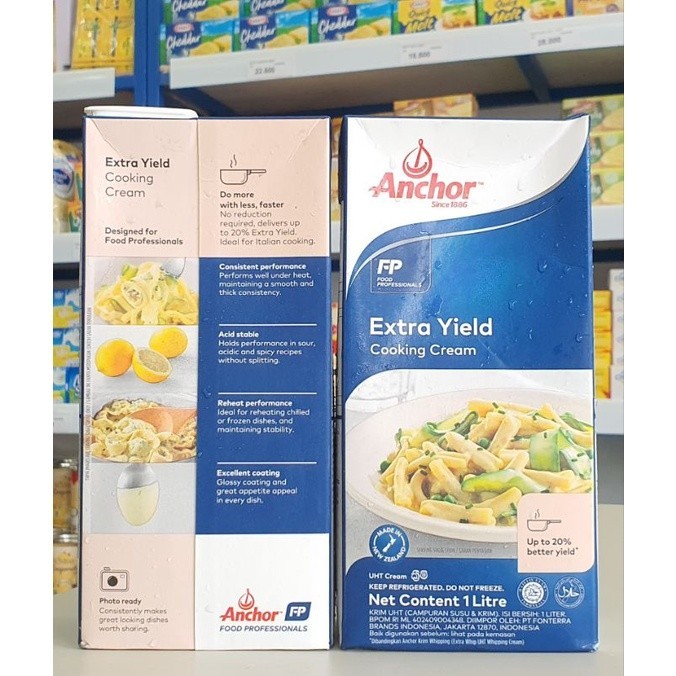 

(Expert) Anchor Extra Yield 1 Liter / Cooking Cream Anchor 1 Liter