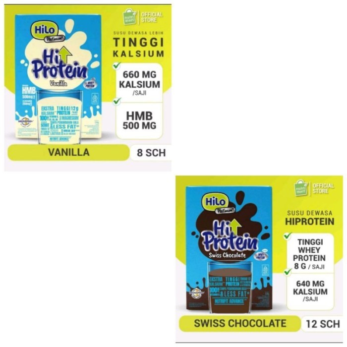 

(Expert) HiLo Platimum Vanila / Coklat - Susu Tinggi Kalsium Rendah Lemak