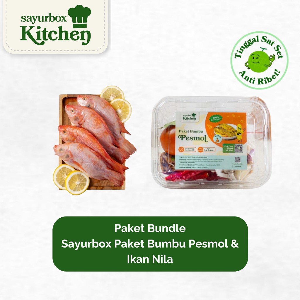 

Paket Bundle Bumbu Pesmol dan Ikan Nila Sayurbox Kitchen 1 pack