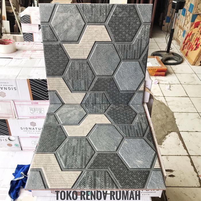 Terlaris Keramik lantai 40x40 abu (kasar)/ keramik carpot/ keramik teras