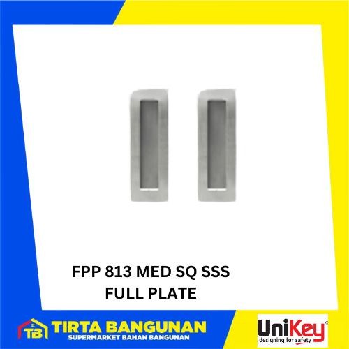 Terlaris UNIKEY FPP 813 MED SQ FLUSH PULL PLATE SSS