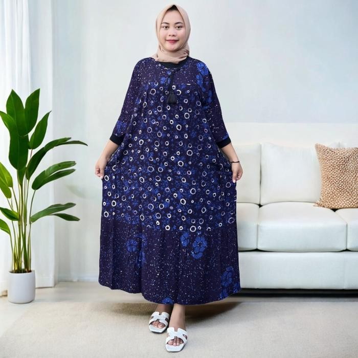 Terbaru Daster Maura Jumbo Ld 140 Motif Batik Cap Pekalongan Bahan Rayon Premium Dress Busui Nyaman