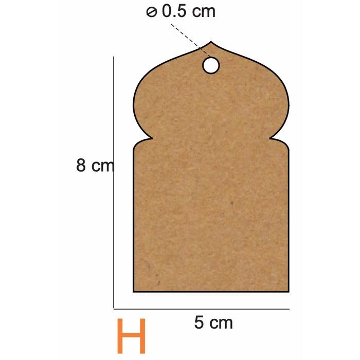 

Happy- HANG TAG POLOS LABEL GANTUNG BRAND CARD KRAFT BY TAT TET TOT