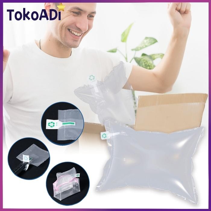 

Happy- 100Pcs Air Bubble Bag/Plastik udara/Inflatable Buffer Bag Bubble Wrap
