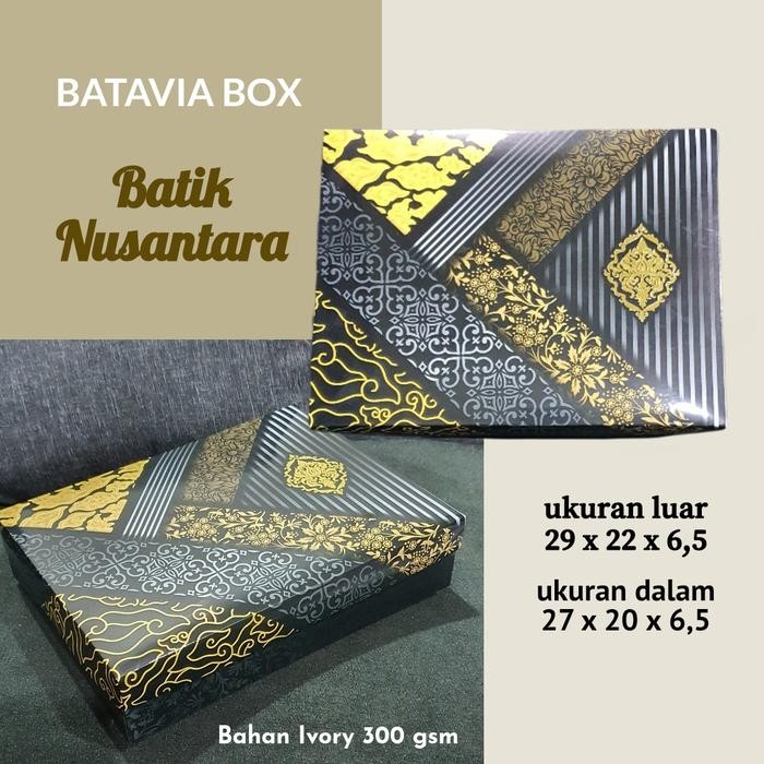 

Pesta- Box premium serbaguna UK 29x22x6,5cm Motif Batik Nusantara